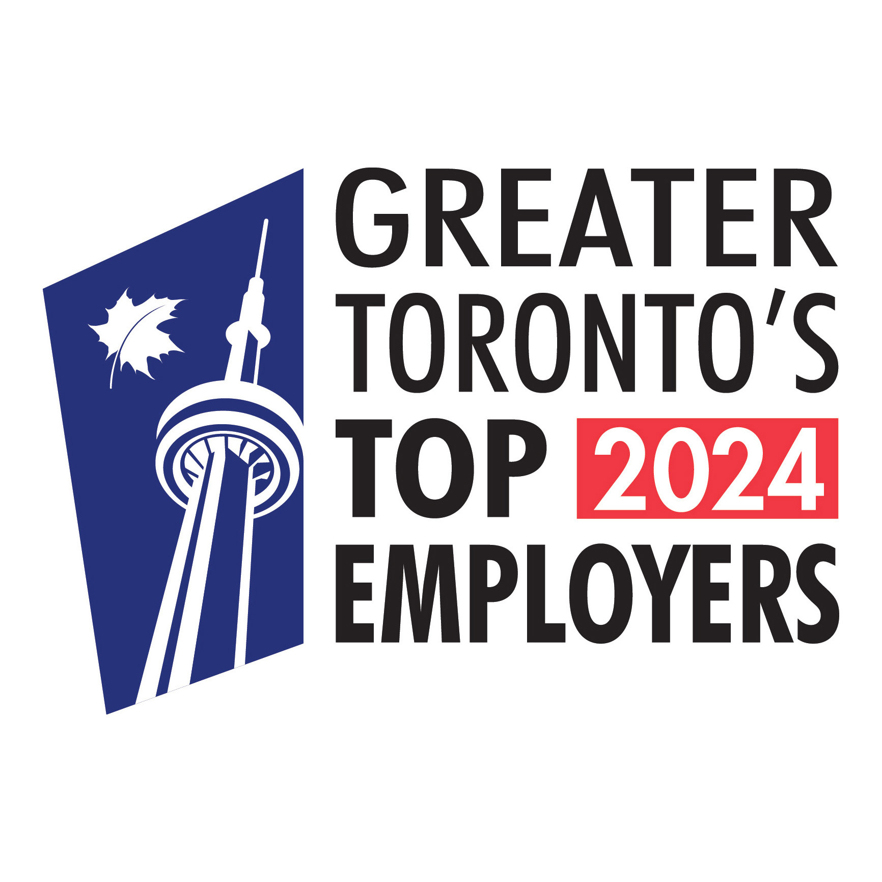 Greater Toronto's top 2024 employers badge